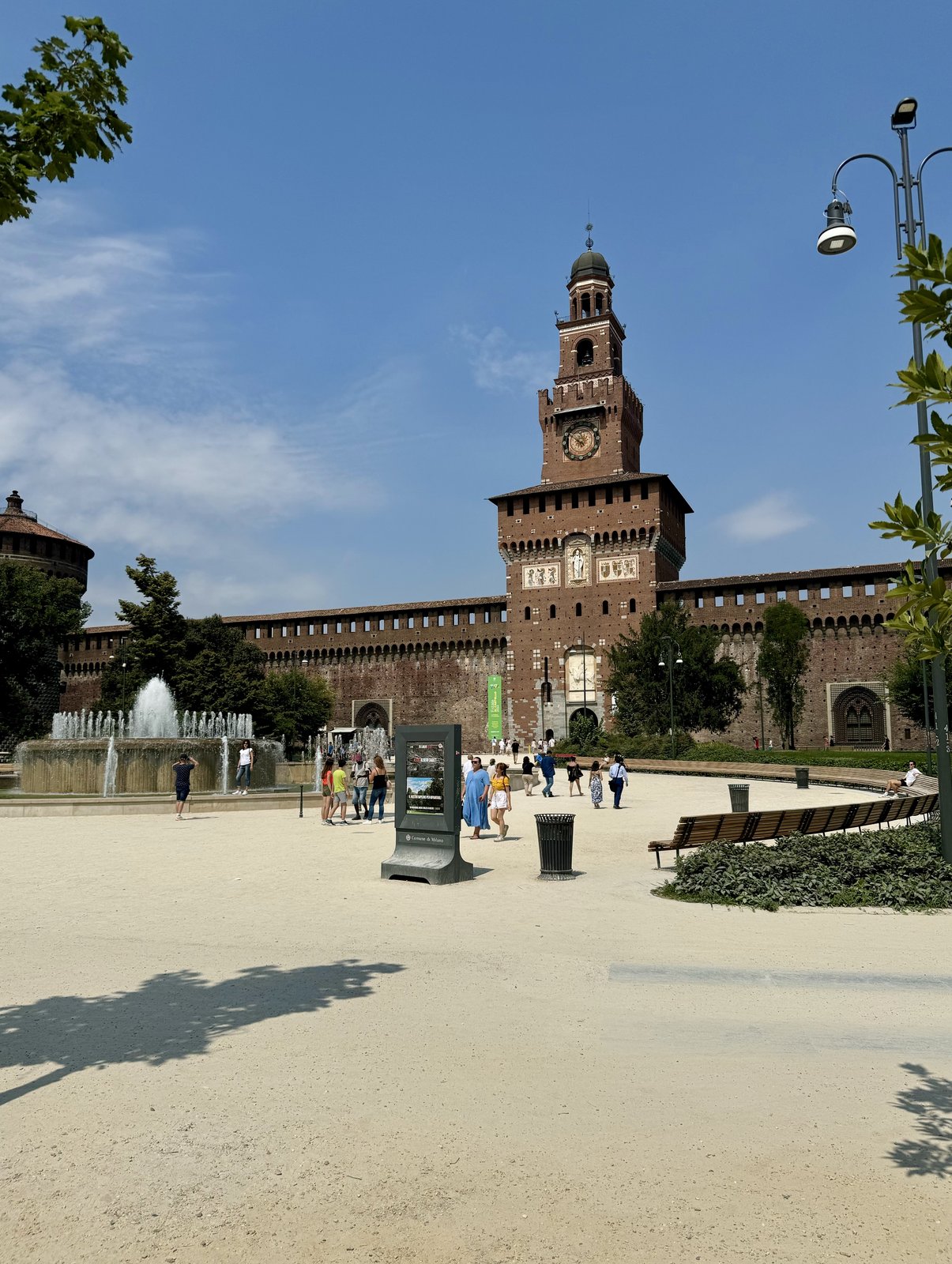 Piazza Castello Fountain