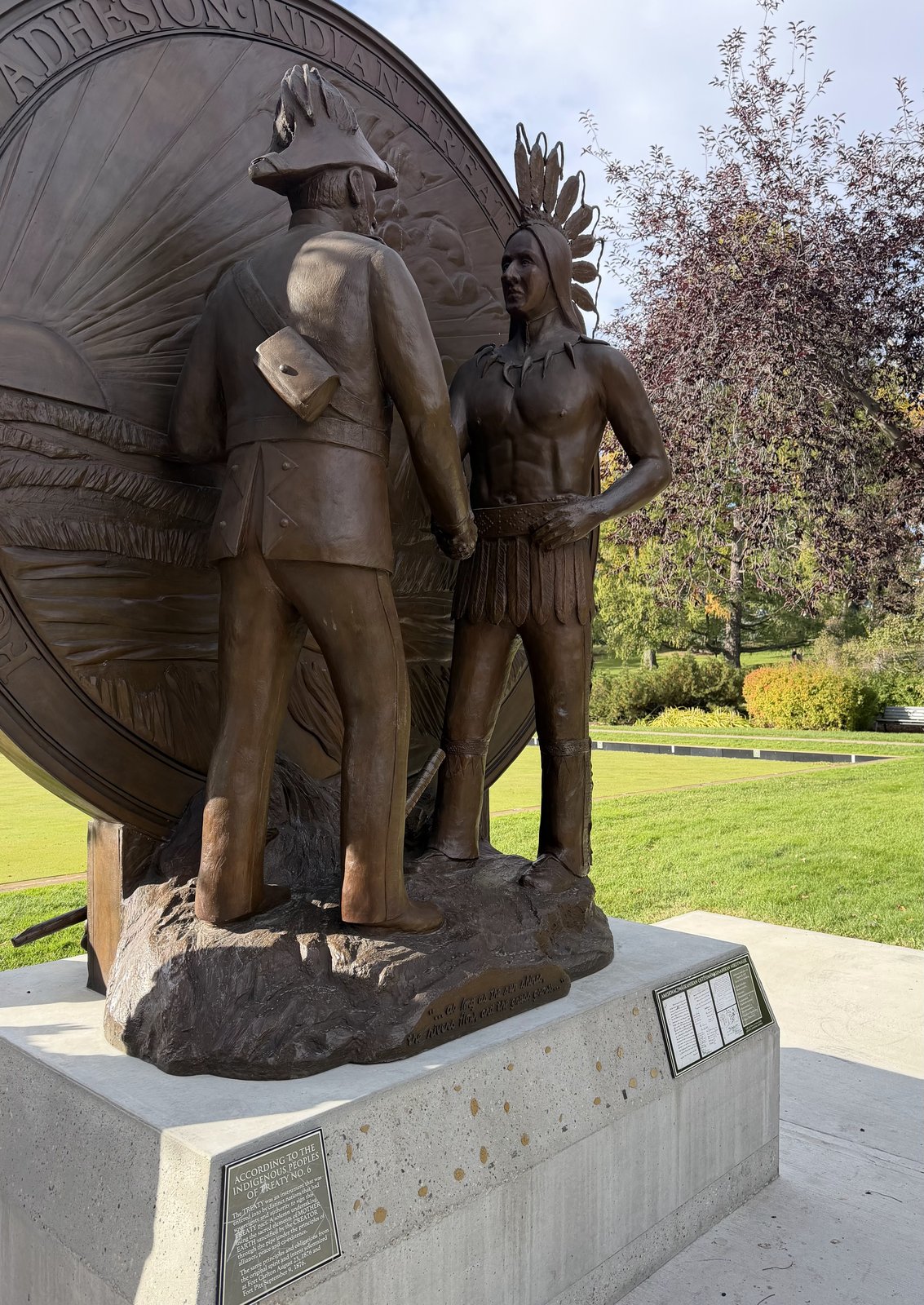 Treaty Six monument