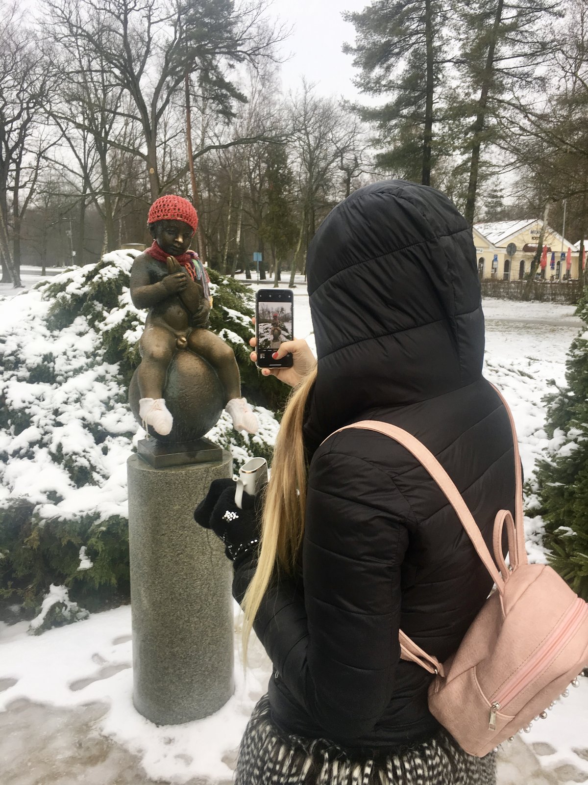 Socha František • Statue von Franziskus